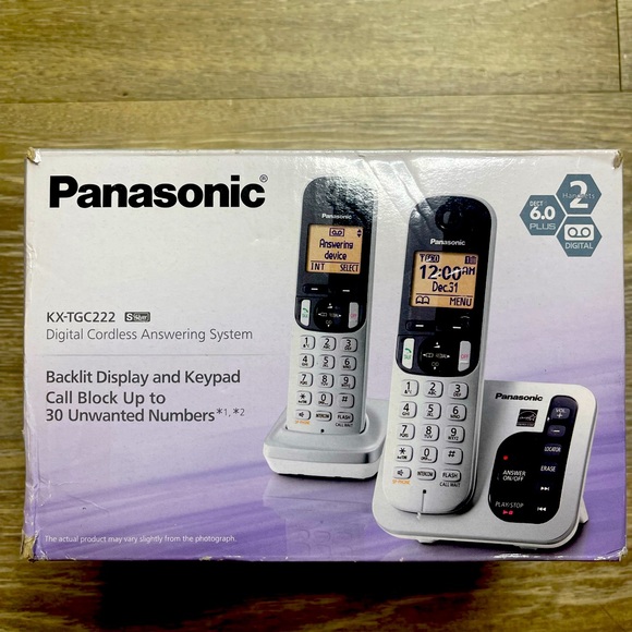 Panasonic Cell Phones & Accessories New Panasonic Kxtgc222 Digital